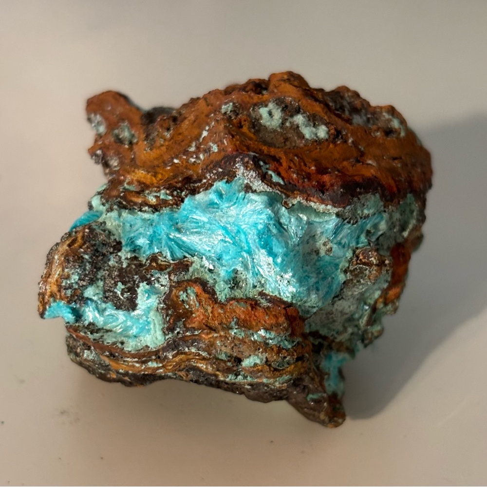 ✨ Chrysocolla with Limonite Mineral Specimen ✨